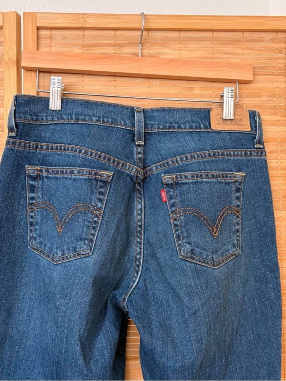 Levi’s 511 Slim Jeans 4 Short NWT — Rare Embroidered Patch Denim - Picture 7 of 9